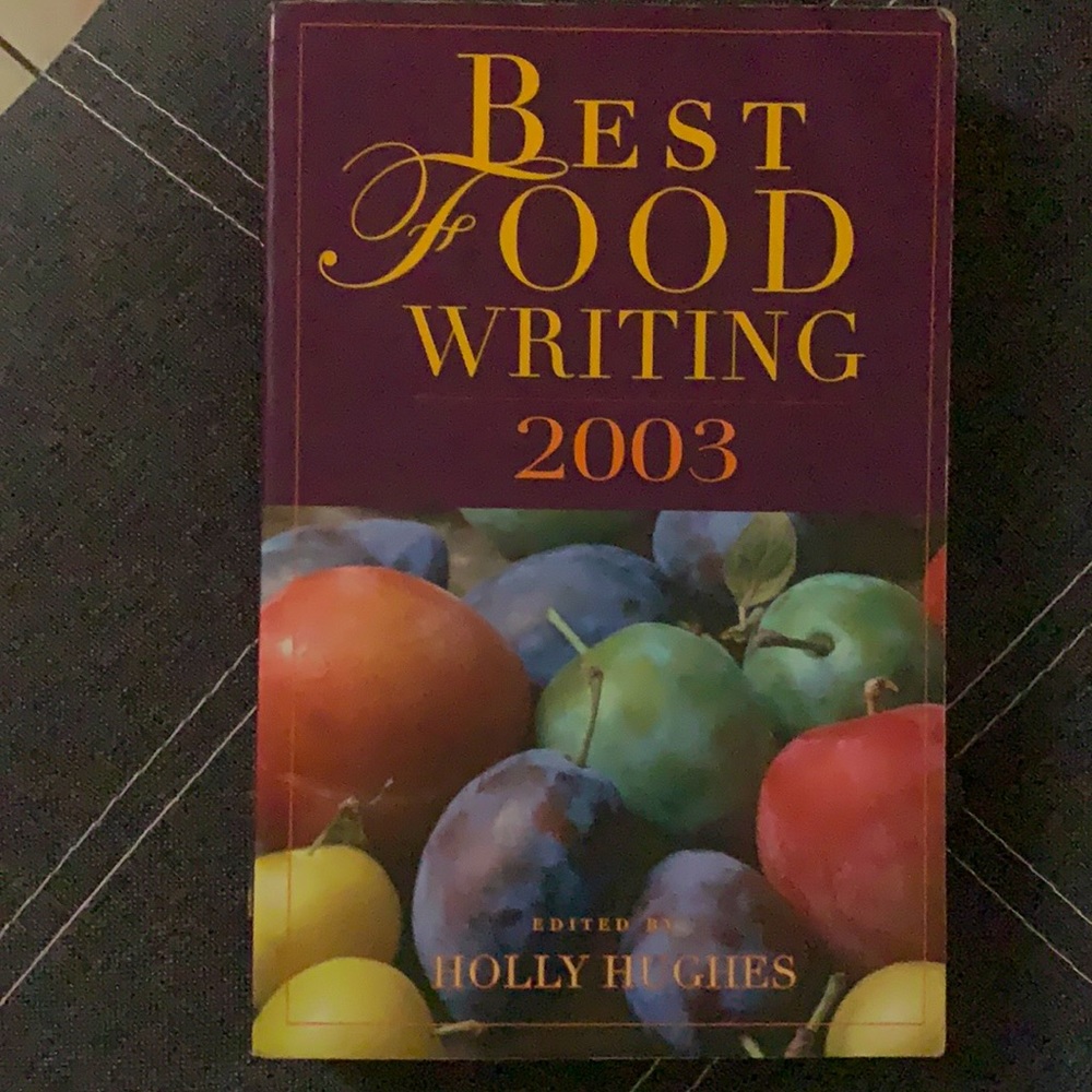 Best food writting book